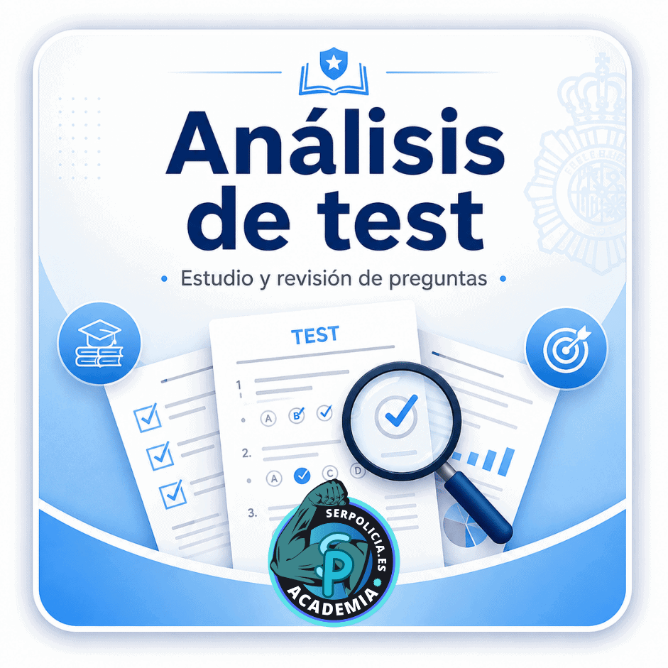 Análisis de test policía local