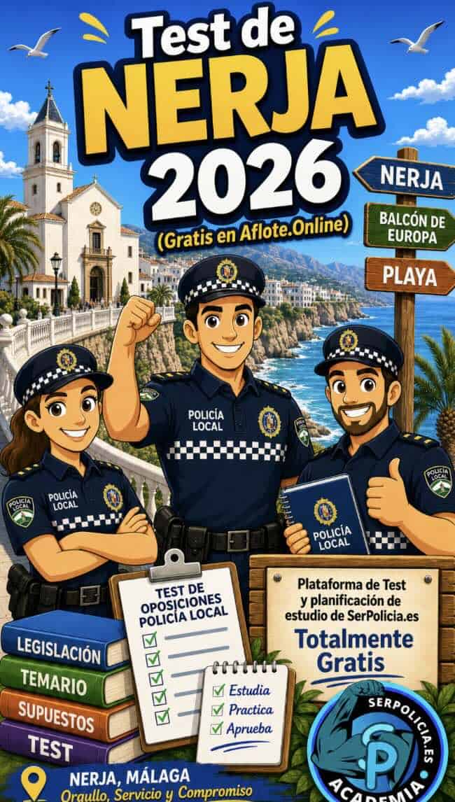 Test gratis policía local Nerja 2026