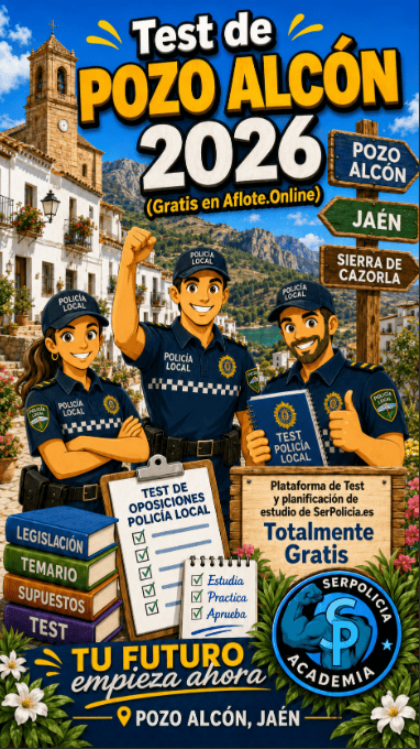 Test gratis policía local Punta Umbría 2026 - A Flote SerPolicia