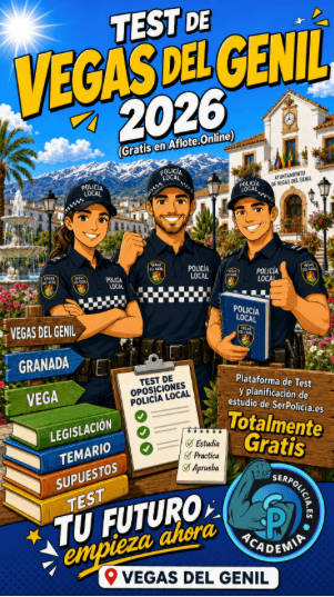 Test gratis policía local Albolote 2026 - SerPolicia